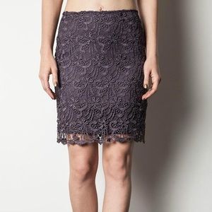Altar’d State charcoal lace skirt